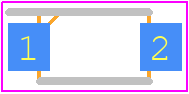 NRVS1MFL - onsemi PCB footprint - Small Outline Diode Flat Lead - Small Outline Diode Flat Lead - SOD-123F 2L