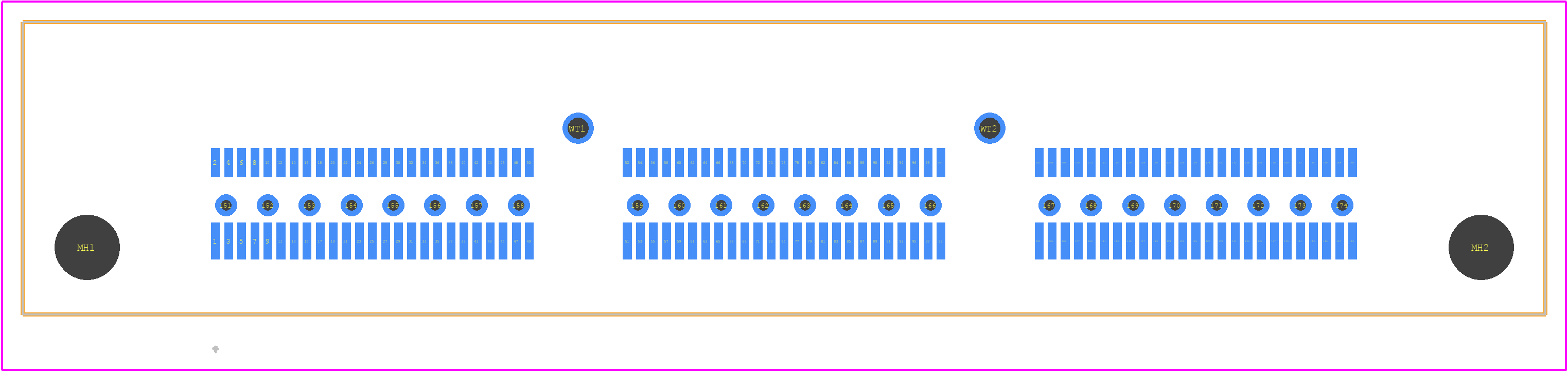QSS-075-01-L-D-RA-WT - SAMTEC PCB footprint - Other - Other - QSS-075-01-L-D-RA-WT-1