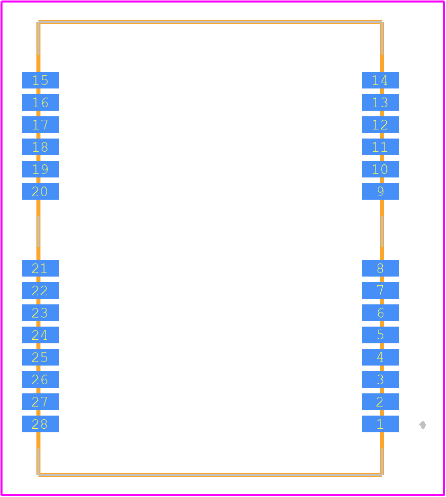 LEA-M8T-0-10 - u-blox PCB footprint - Other - Other - LEA-M8T-0-10-1