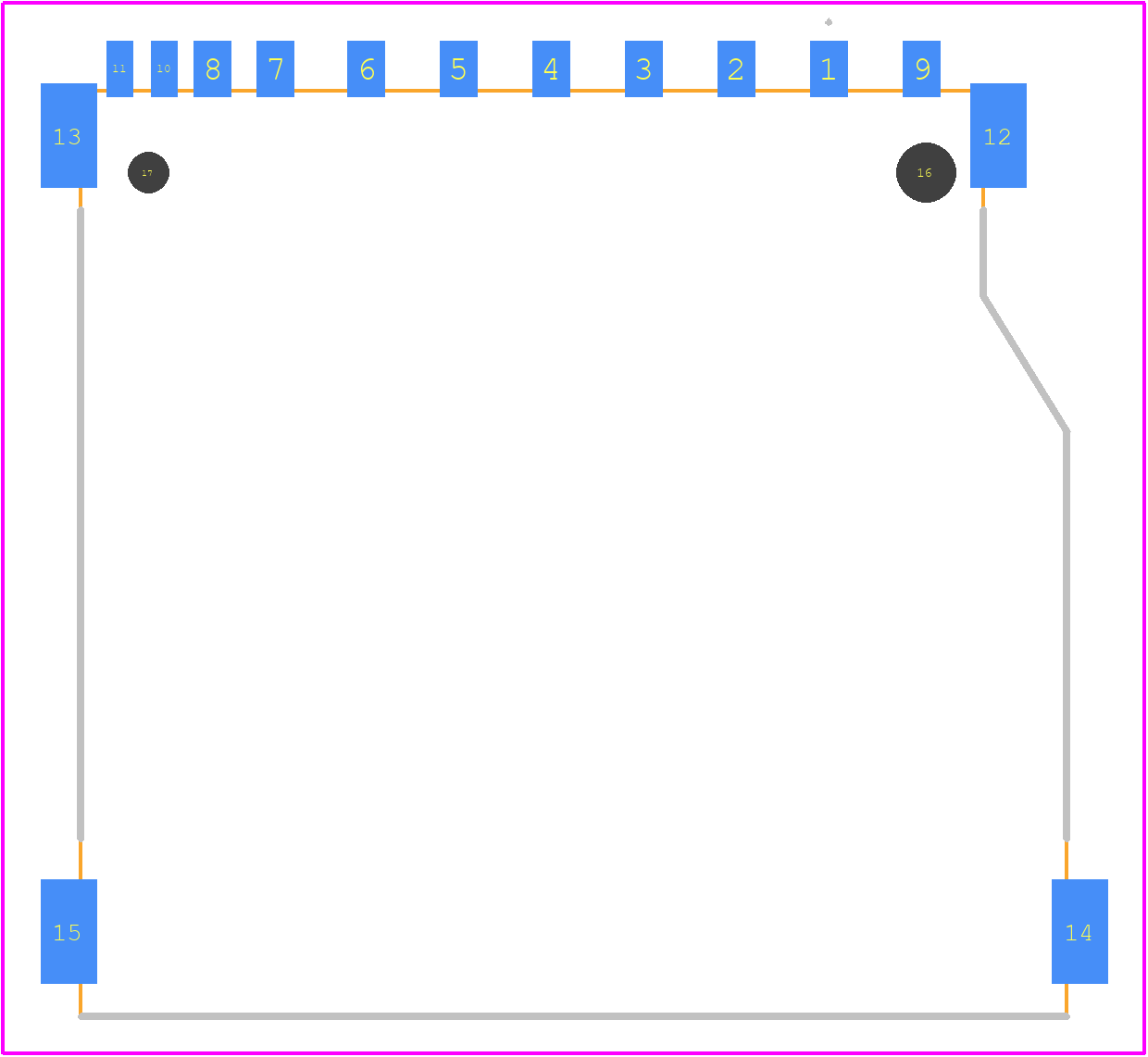 2041021-3 - TE Connectivity PCB footprint - Other - Other - 2041021-3-1
