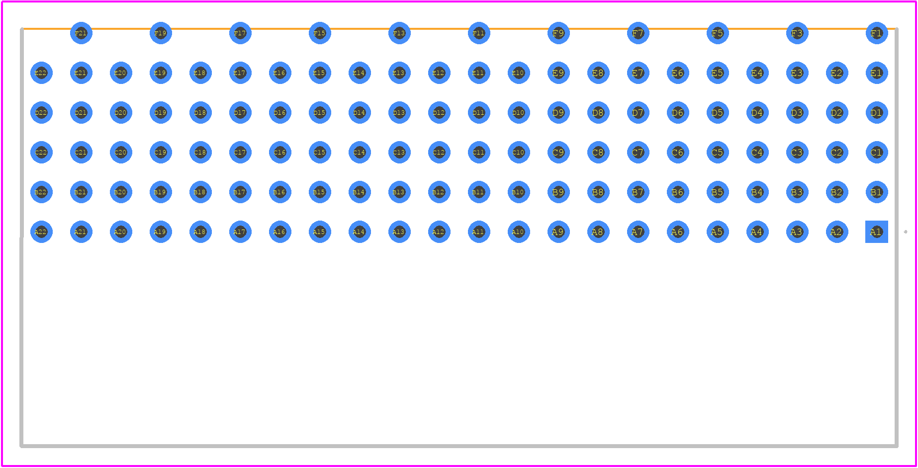 352152-1 - TE Connectivity PCB footprint - Other - Other - 352152-1-1