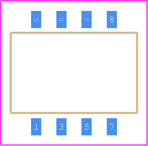 TSM 0505S - Traco Power PCB footprint - Other - Other - TSM 0505S-1