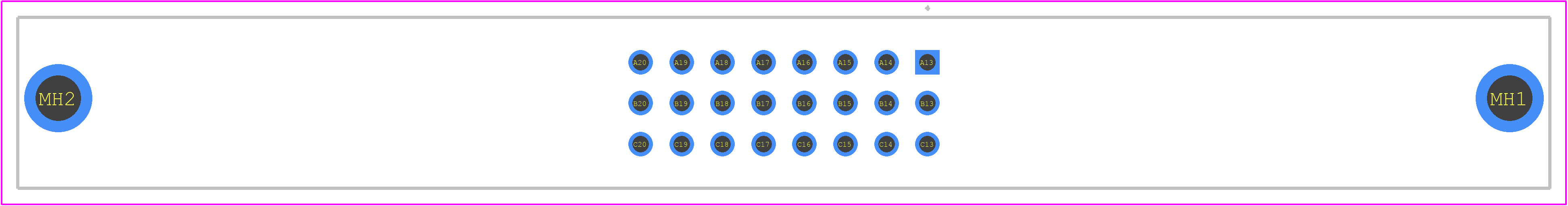 354157 - TE Connectivity PCB footprint - Other - Other - 354157