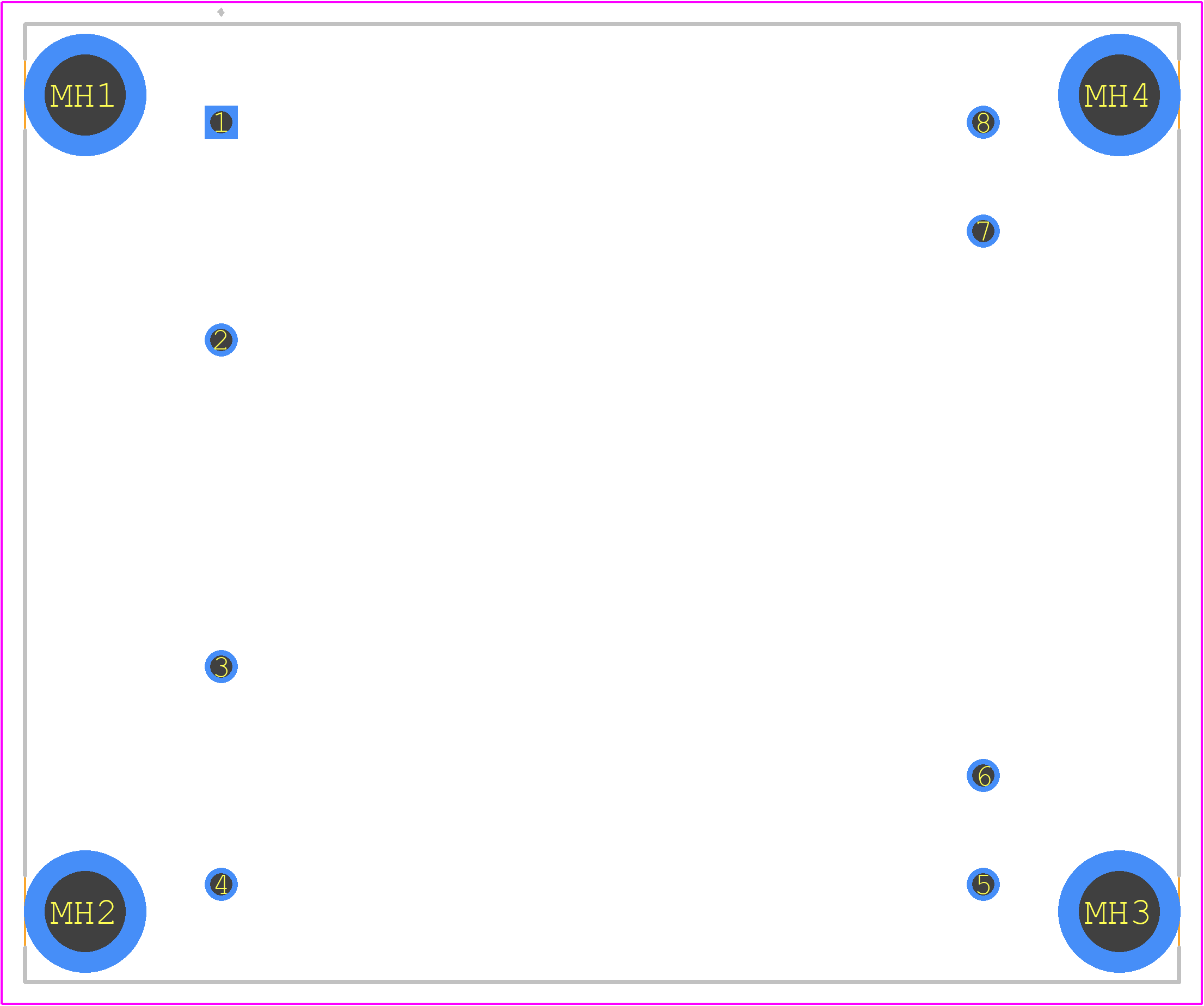 FL4/18 - BLOCK PCB footprint - Other - Other - FL4/18-3