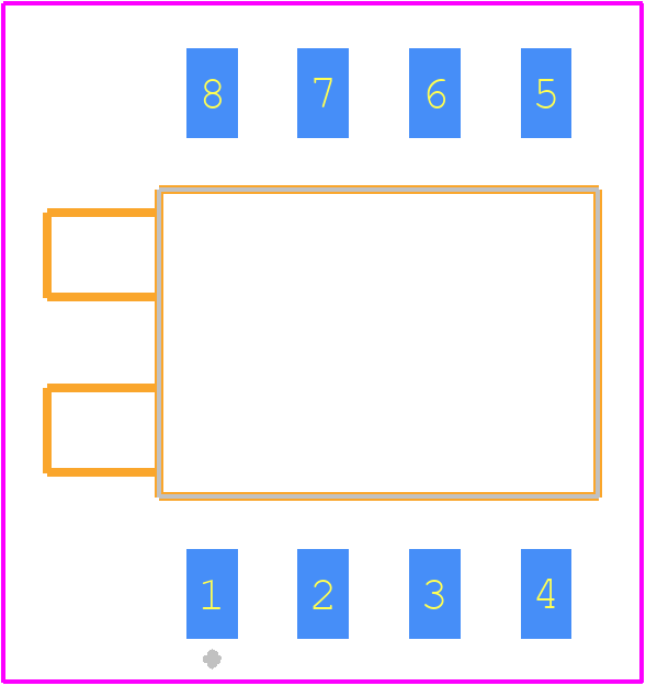 SSCMRRN005PD3A5 - Honeywell PCB footprint - Other - Other - SSCMRRN005PD3A5-6