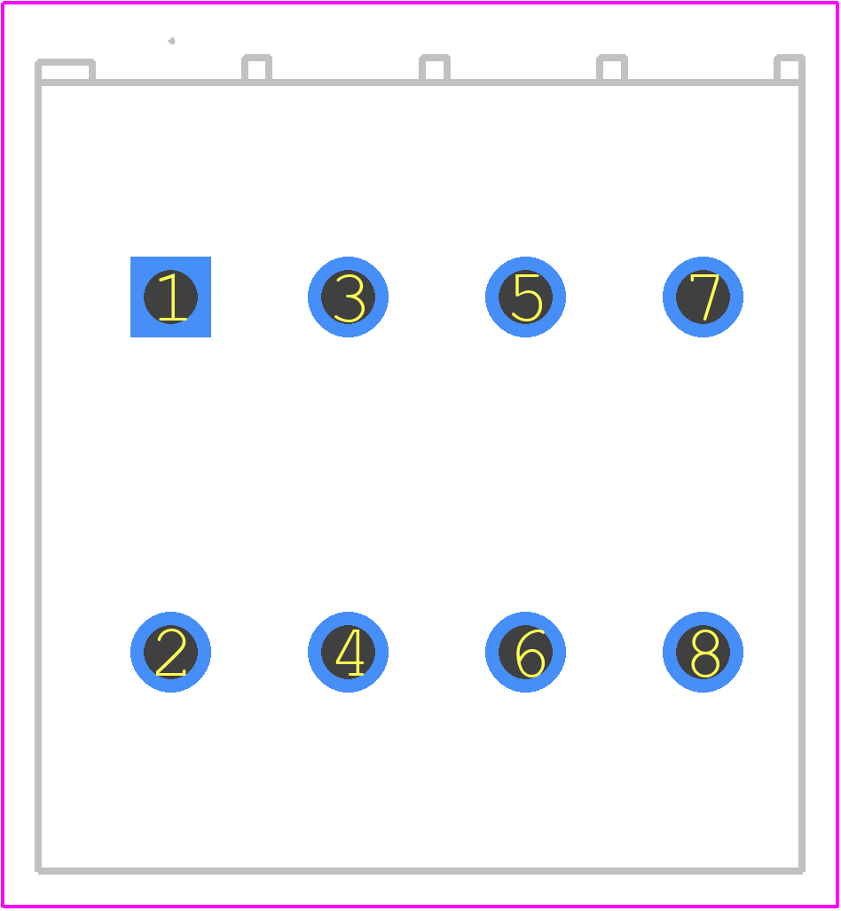745-104 - Wago PCB footprint - Other - Other - 745-104-1