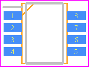AD4056ES - IDCHIP PCB footprint - Small Outline Packages - Small Outline Packages - LM358