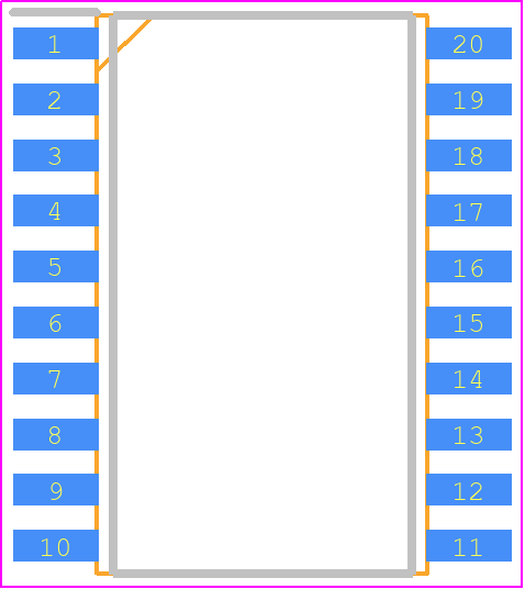 BTS712N1 - Infineon PCB footprint - Small Outline Packages - Small Outline Packages - PG-DSO-20_2024