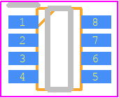 STEF05SGR - STMicroelectronics PCB footprint - SOT23 (8-Pin) - SOT23 (8-Pin) - STEF05SGR