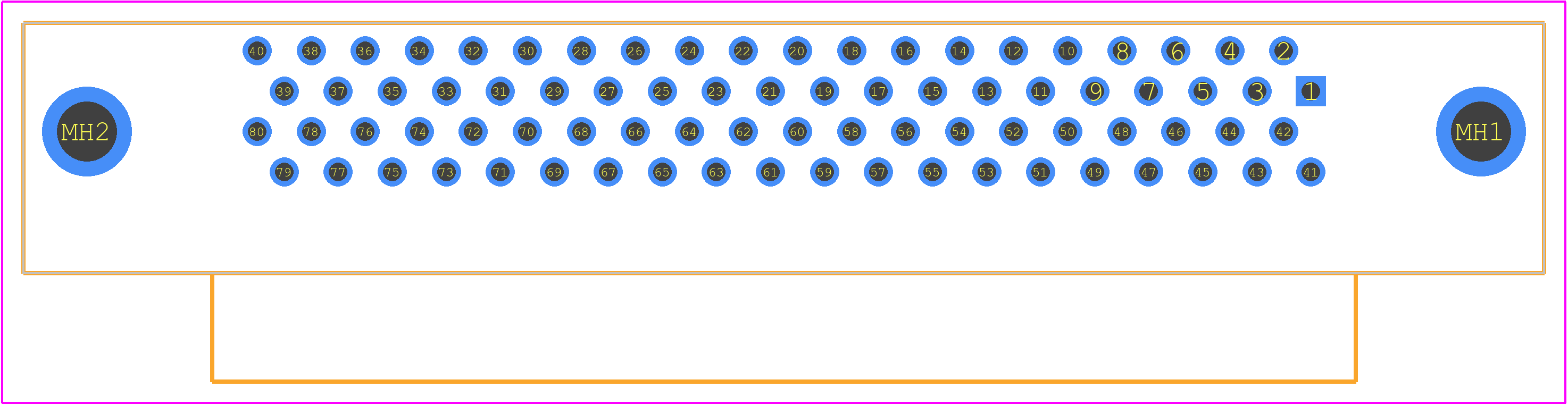 5787190-8 - TE Connectivity PCB footprint - Other - Other - 5787190-8-2