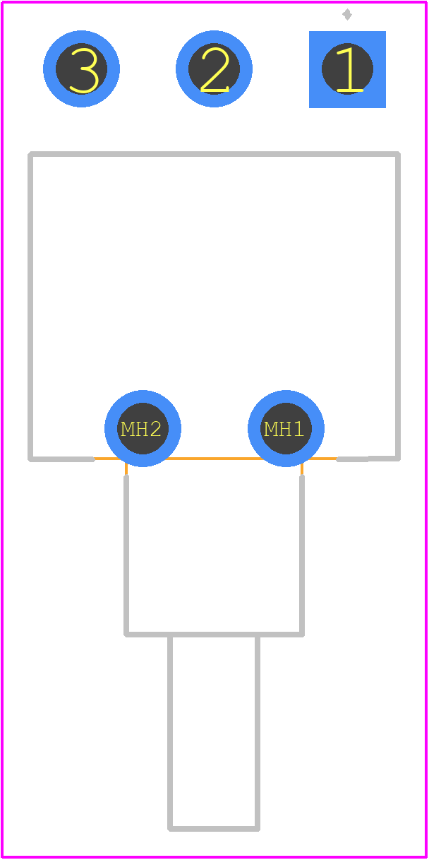M2013S2A2W30 - NKK Switches PCB footprint - Other - Other - M2013S2A2W30-1