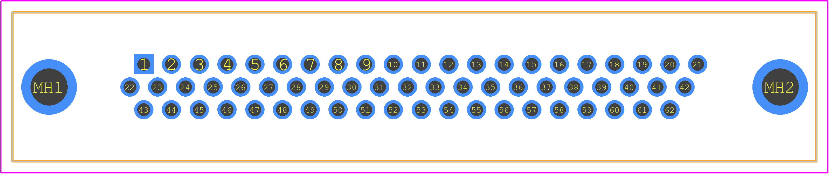 09564615713 - HARTING PCB footprint - Other - Other - 09564615713-1