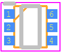 MCH6544-TL-E - onsemi PCB footprint - SO Transistor Flat Lead - SO Transistor Flat Lead - MCPH6 SC88 SOT363