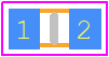 RC1608J330CS - SAMSUNG PCB footprint - Capacitor Chip Non-polarised - Capacitor Chip Non-polarised - RC1608(0603)