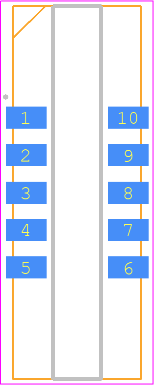 S511214 - Sawtron PCB footprint - Small Outline No-lead - Small Outline No-lead - S511214