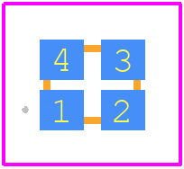 Q24FA20H00396 - Epson Timing PCB footprint - Other - Other - 2.5× 2.0×0.55 mm