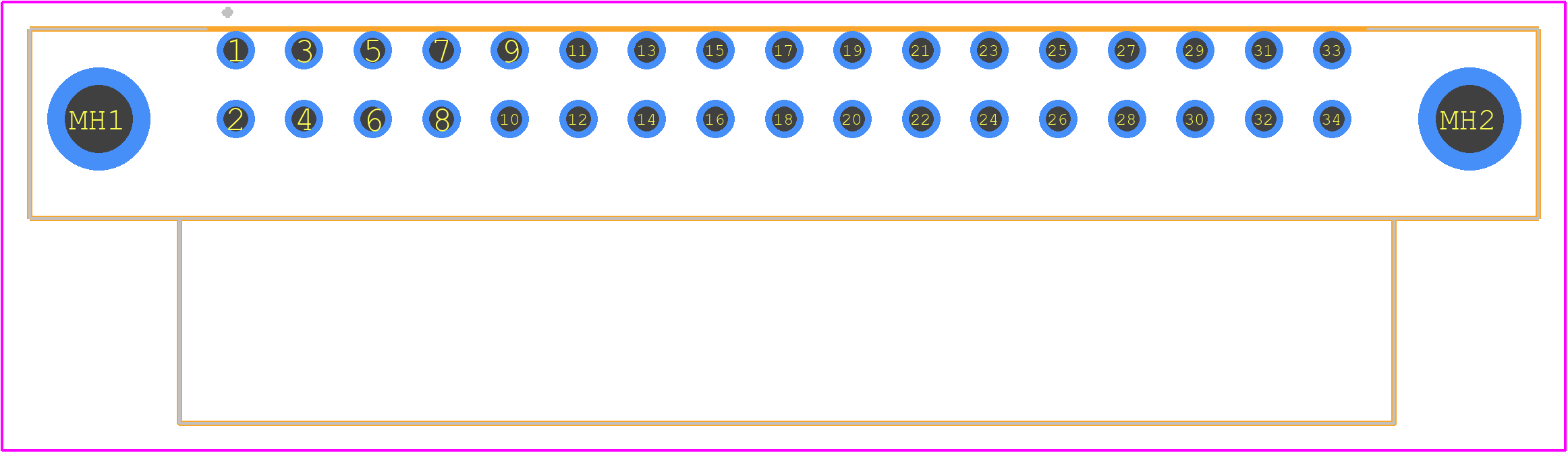 5134-B7A2PL - 3M PCB footprint - Other - Other - 5134-B7A2PL-2