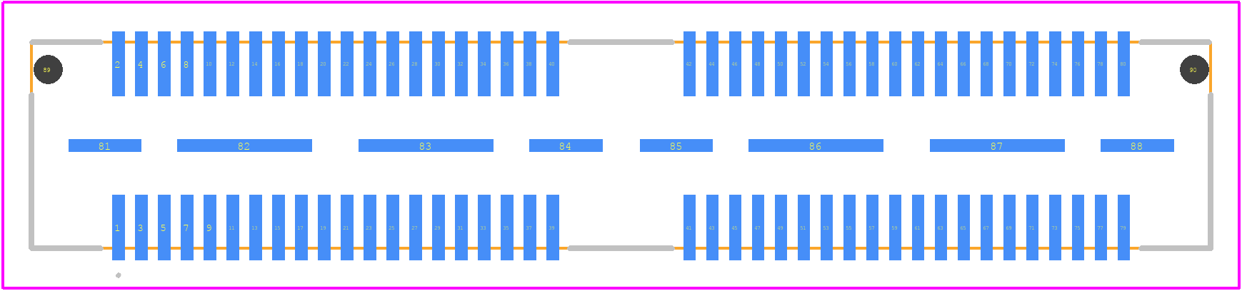 QSE-040-01-L-D-A - SAMTEC PCB footprint - Other - Other - QSE-040-01-L-D-A-5