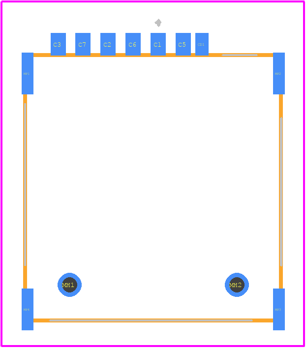 MUP-C7801-1 - MUP PCB footprint - Other - Other - MUP-C7801-1-6