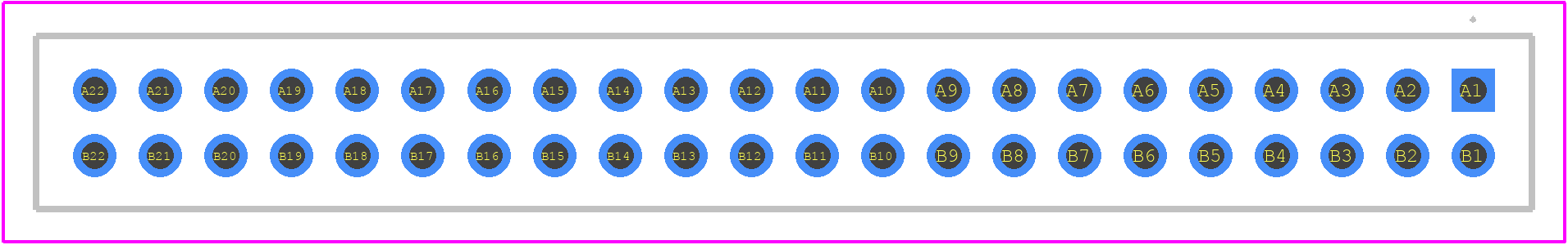 LY20-44P-DT1-P1E-BR - JAE PCB footprint - Other - Other - LY20-44P-DT1-P1E-BR-2