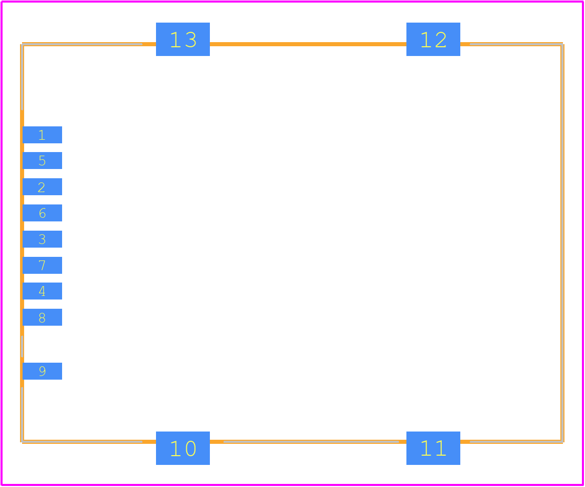 47603-0001 - Molex PCB footprint - Other - Other - 47603-0001