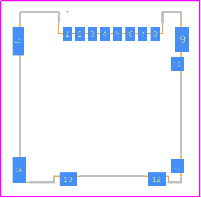 503182-1853 - Molex PCB footprint - Other - Other - 503182-1853-3