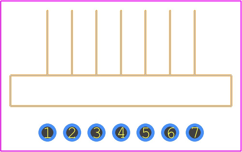 22-05-7078 - Molex PCB footprint - Other - Other - 22-05-7078-1