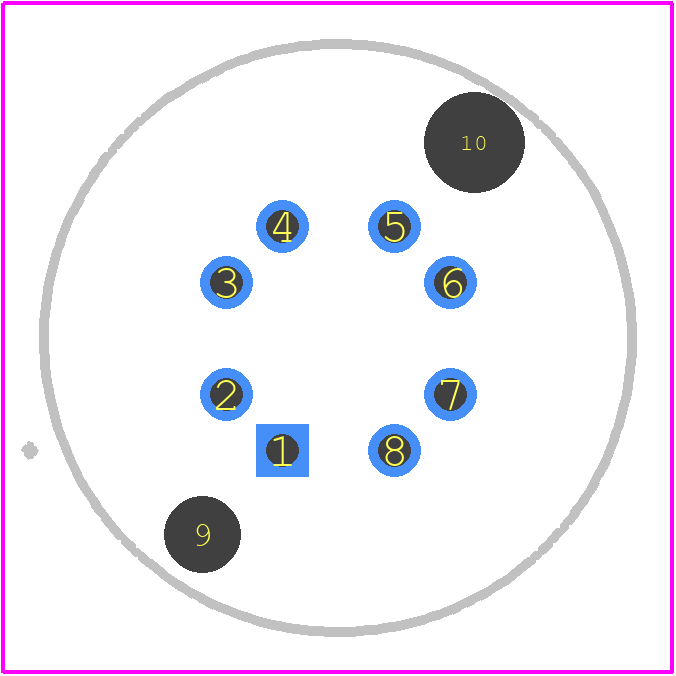 21033812807 - HARTING PCB footprint - Other - Other - 21033812807