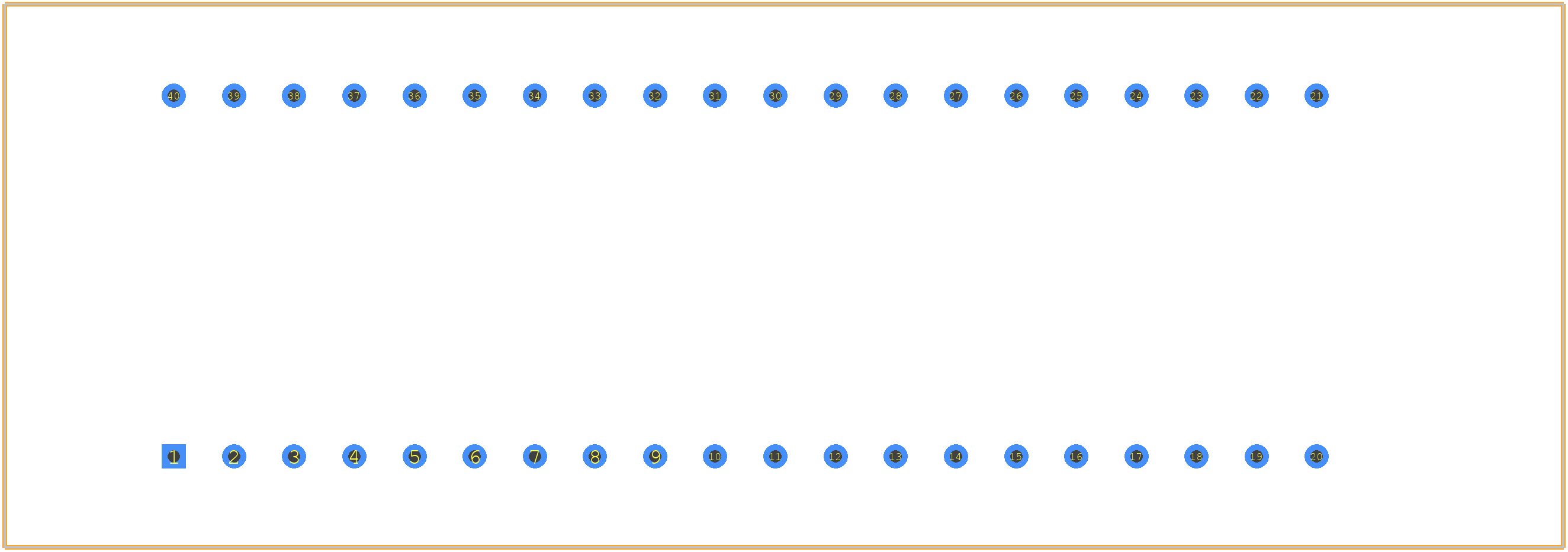240-1288-00-0602 - 3M PCB footprint - Other - Other - 240-1288-00-0602