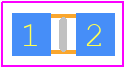 CD0603-B0230 - Bourns PCB footprint - Diodes Chip Non-polarised - Diodes Chip Non-polarised - CD0603-B0230