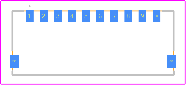 1705536-2 - TE Connectivity PCB footprint - Other - Other - 1705536-2-2