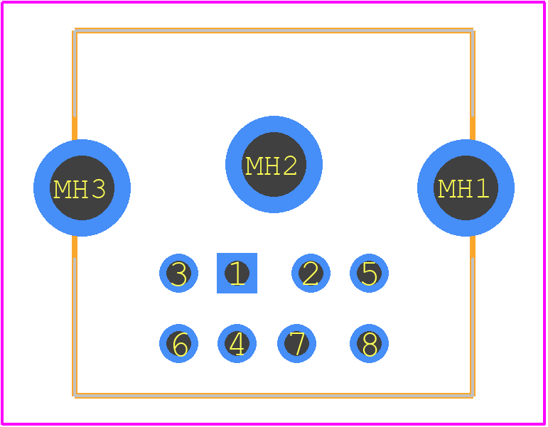 5749268-1 - TE Connectivity PCB footprint - Other - Other - 5749268-1-3