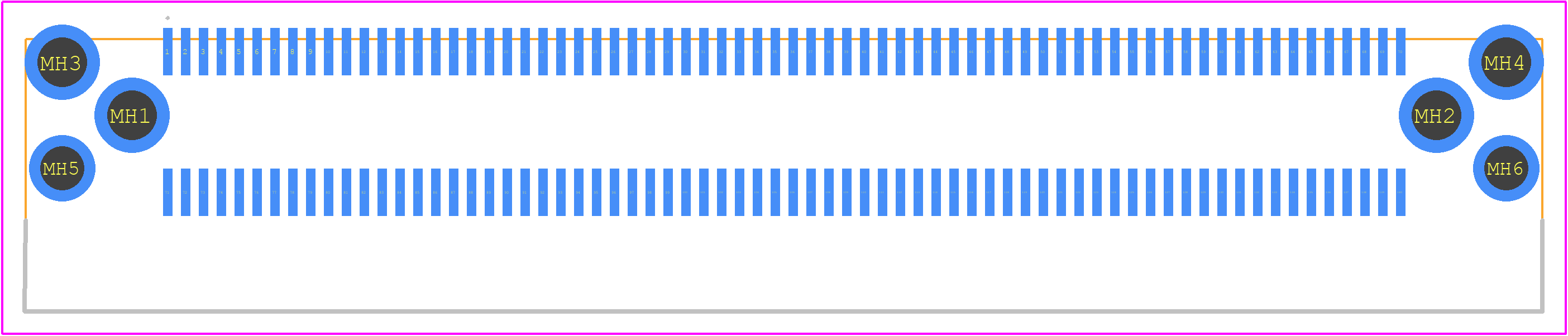 FX18-140S-0.8SH - Hirose PCB footprint - Other - Other - FX18-140S-0.8SH-1