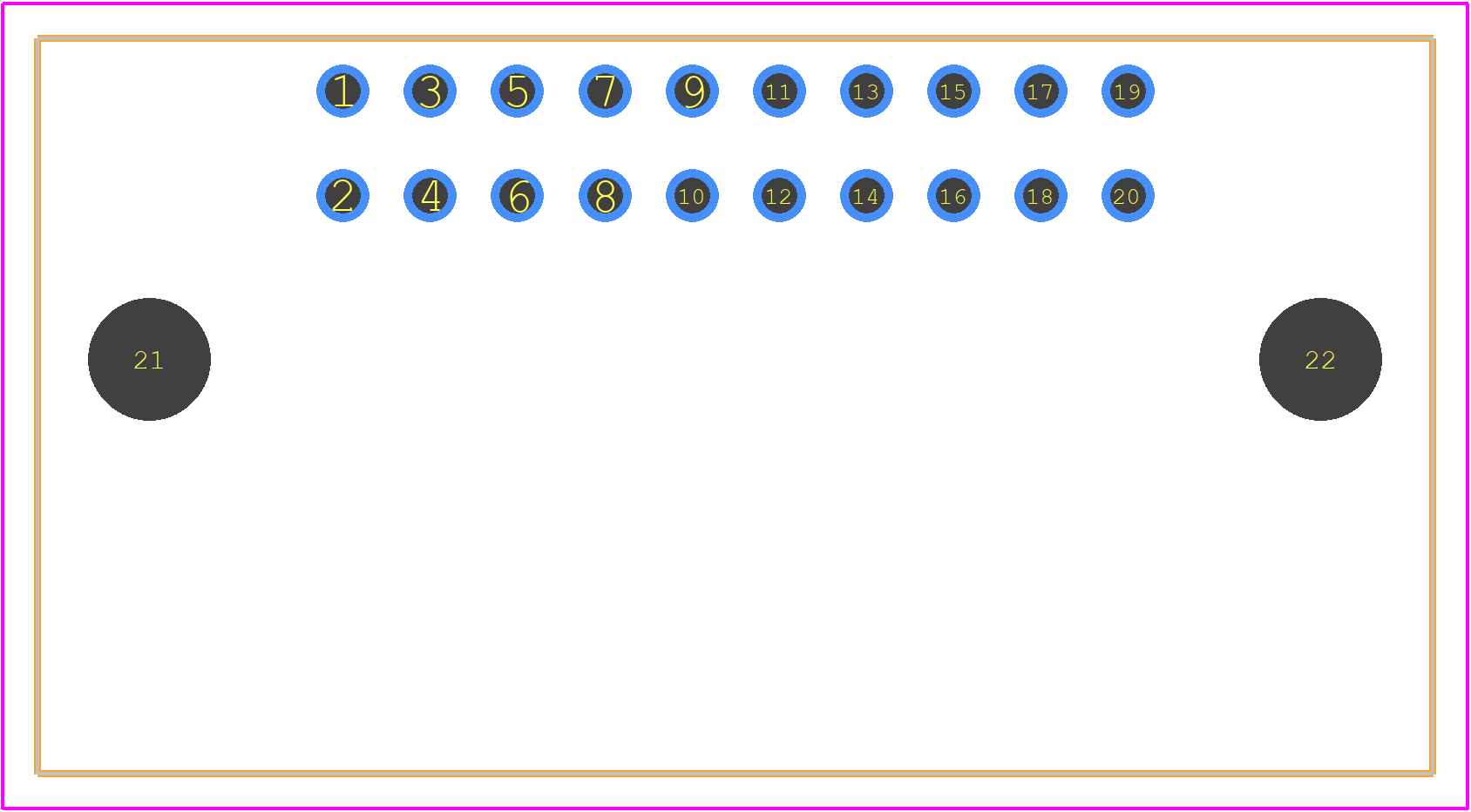 174055-2 - TE Connectivity PCB footprint - Other - Other - 174055-2-2