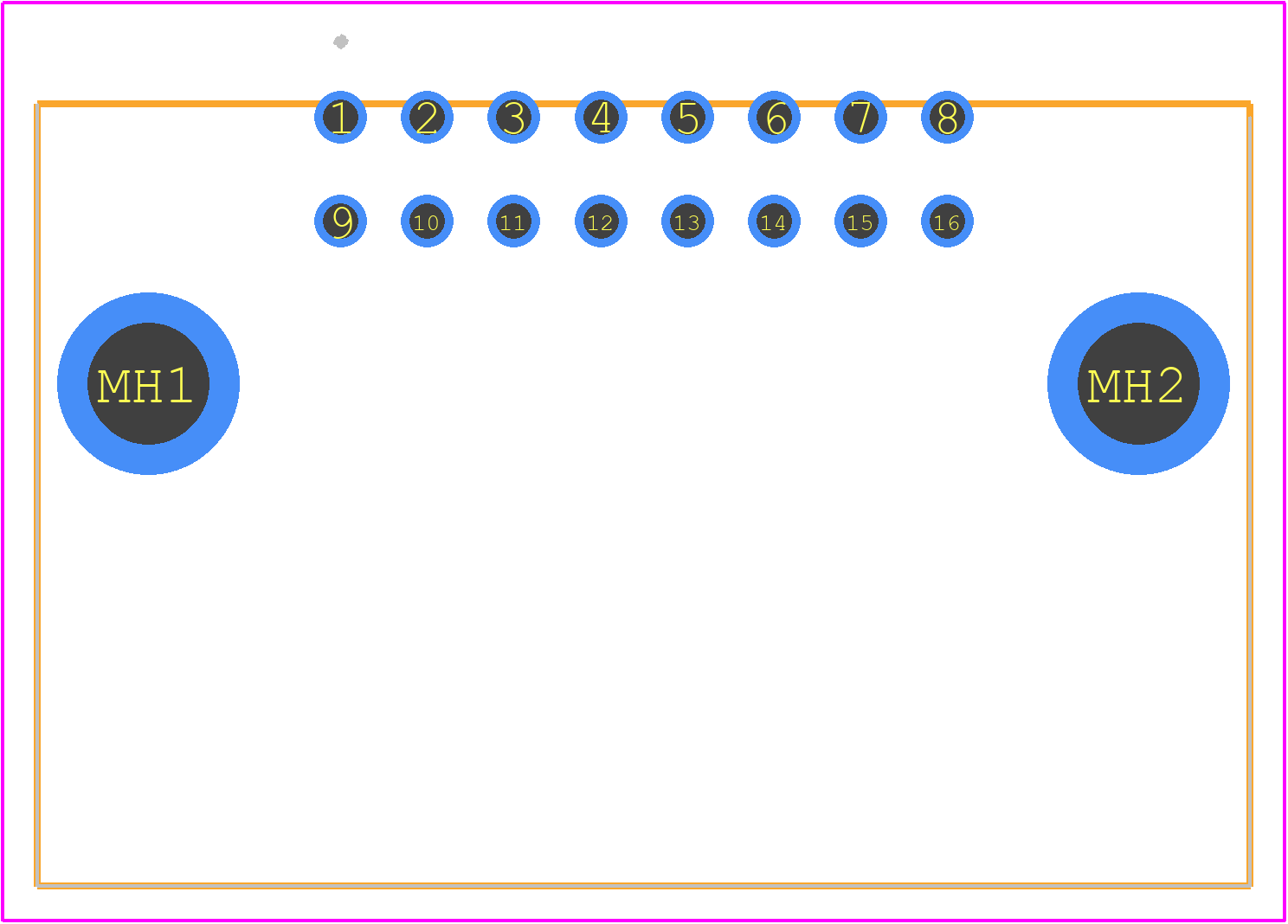 174053-2 - TE Connectivity PCB footprint - Other - Other - 174053-2-2