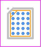 ADP5061ACBZ-5-R7 - Analog Devices PCB footprint - BGA - BGA - WLCSP20