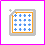SSM4321ACBZ-R7 - Analog Devices PCB footprint - BGA - BGA - CB-16-15