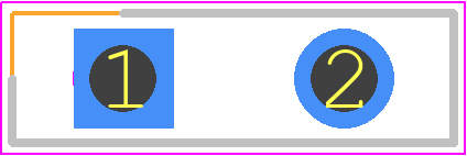 1546019-2 - TE Connectivity PCB footprint - Header, Vertical - Header, Vertical - 1546019-2