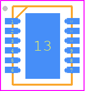LTC4067EDE#PBF - Analog Devices PCB footprint - Small Outline No-lead - Small Outline No-lead - DFN (4mm × 3mm)
