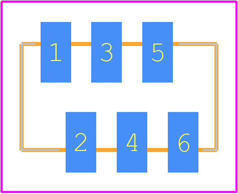 7-2178711-6 - TE Connectivity PCB footprint - Other - Other - 7-2178711-6-1