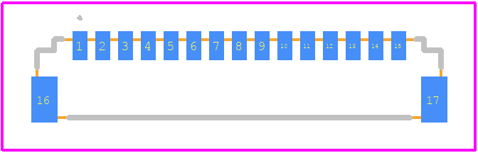 DF52-15S-0.8H(21) - Hirose PCB footprint - Other - Other - DF52-15S-0.8H(21)-3