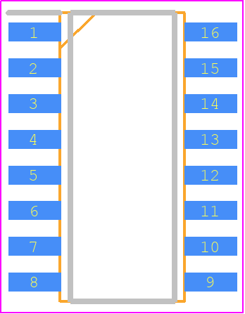 ACPL-244-560E - Avago Technologies PCB footprint - Small Outline Packages - Small Outline Packages - ACPL-244-ren1