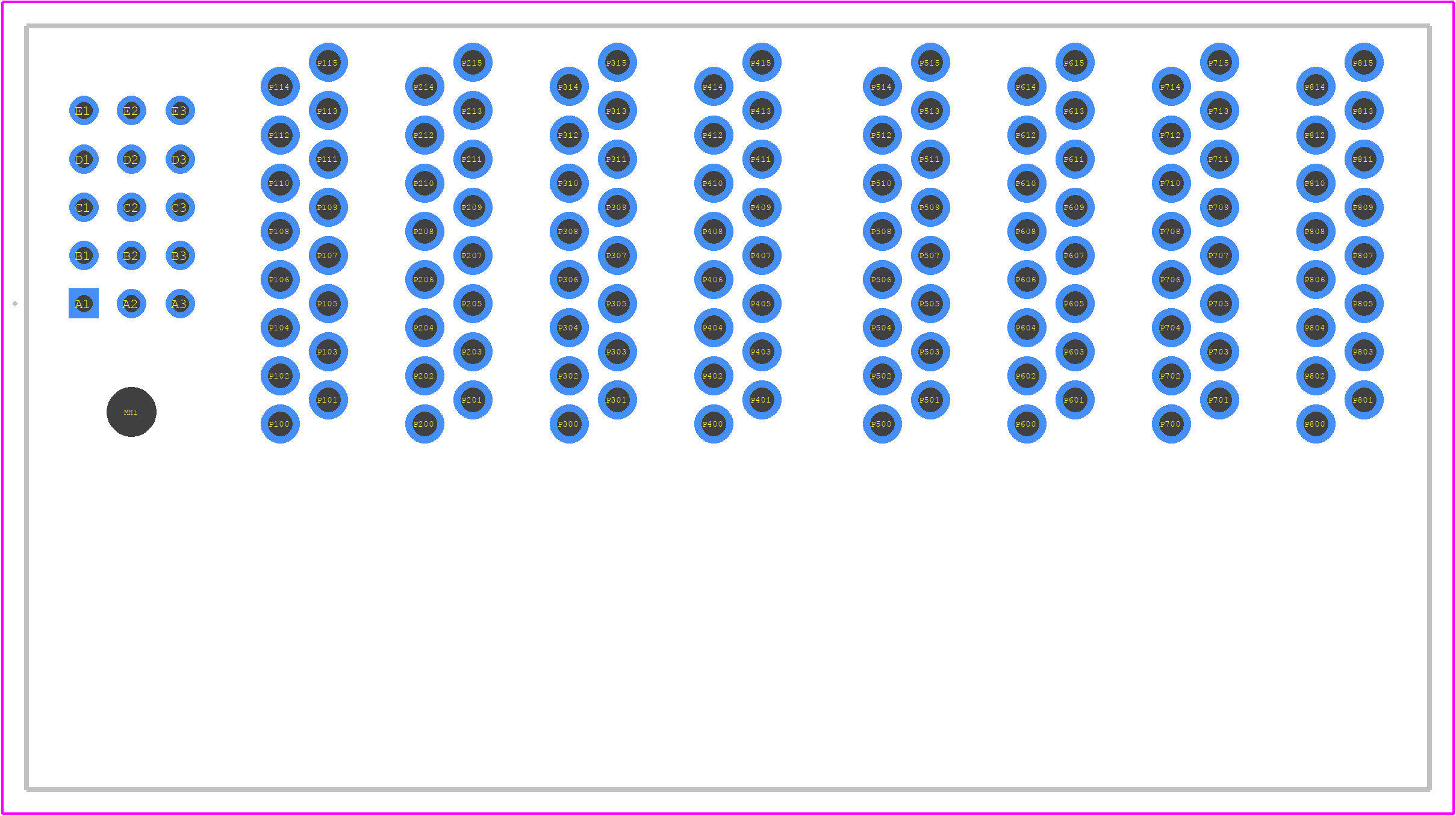 2204446-2 - TE Connectivity PCB footprint - Other - Other - 2204446-2-2
