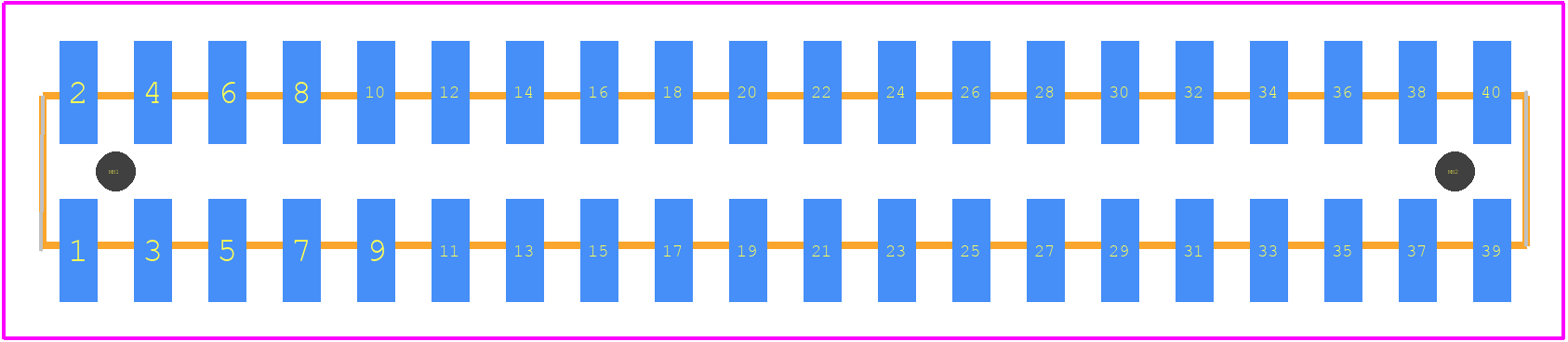 87759-4051 - Molex PCB footprint - Other - Other - 87759-4051-2