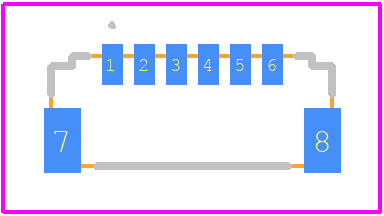 DF52-6S-0.8H(21) - Hirose PCB footprint - Other - Other - DF52-6S-0.8H(21)-1