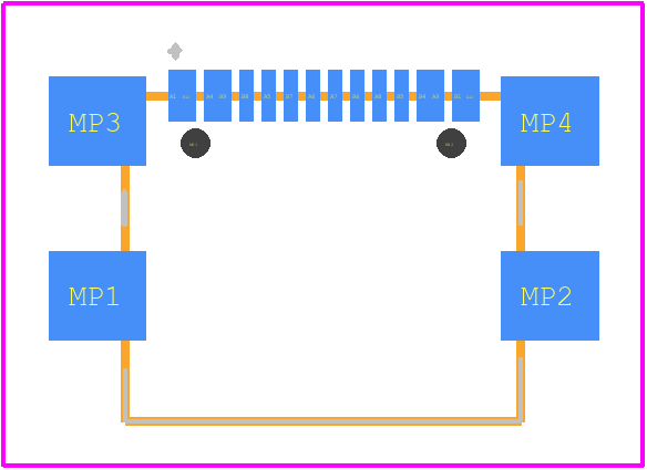 USB4110-GF-A - GCT (GLOBAL CONNECTOR TECHNOLOGY) PCB footprint - Other - Other - USB4110-GF-A-1