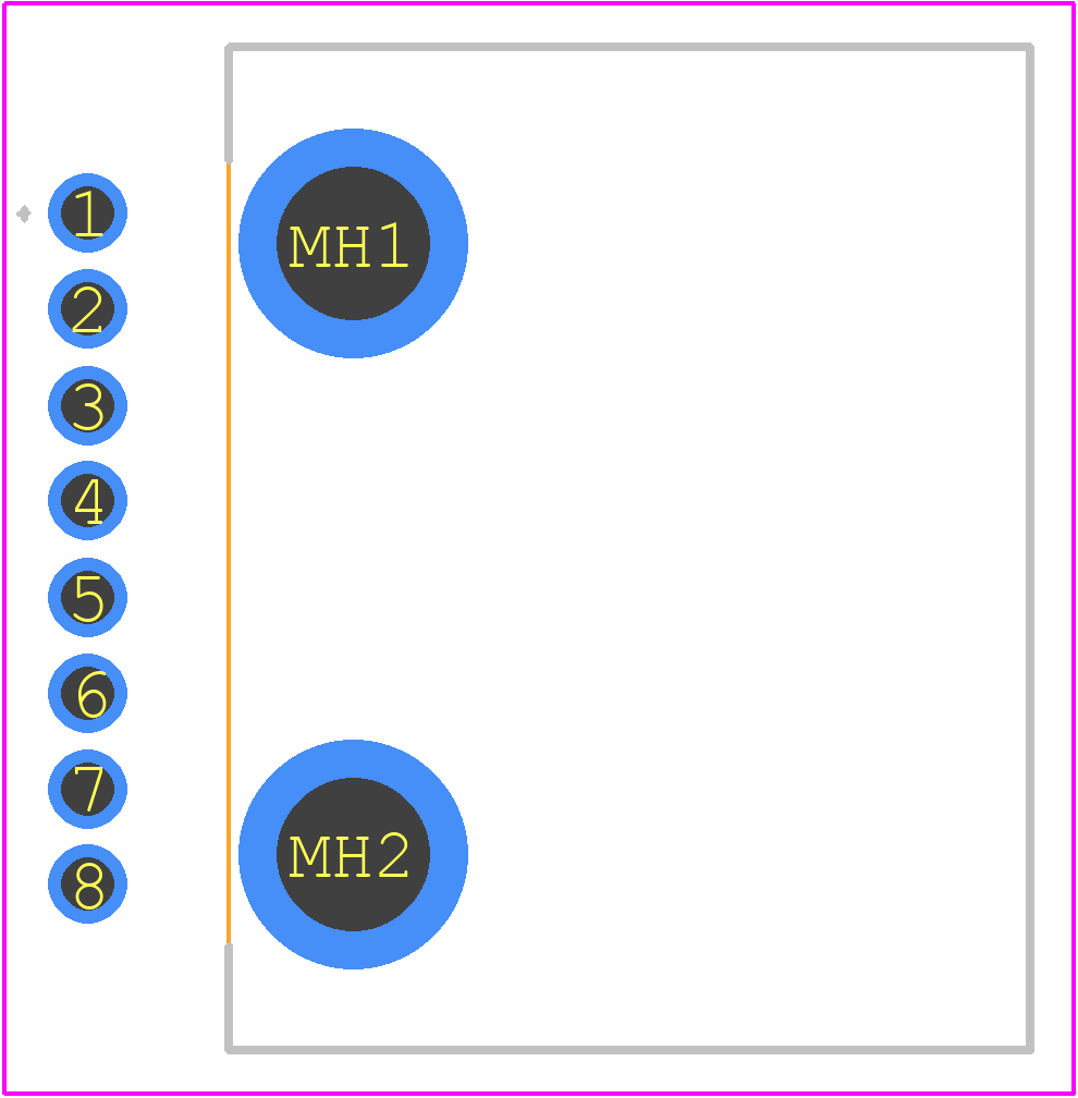 1376366-2 - TE Connectivity PCB footprint - Other - Other - 1376366-2-2