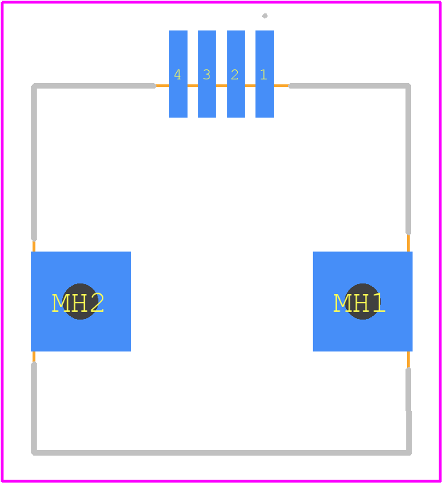 5406545-1 - TE Connectivity PCB footprint - Other - Other - 5406545-1-3