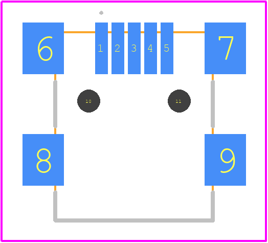 MUSB-05-S-B-SM-A - SAMTEC PCB footprint - Other - Other - MUSB-05-S-B-SM-A-2