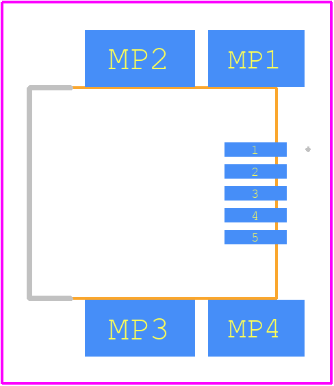 56579-0576 - Molex PCB footprint - Other - Other - 56579-0576-4